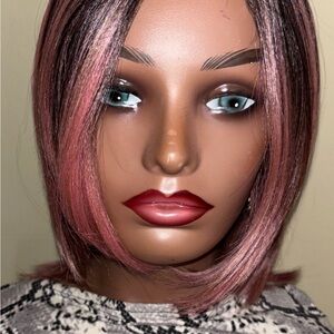 Stylish Synthetic Pink Bob Wig